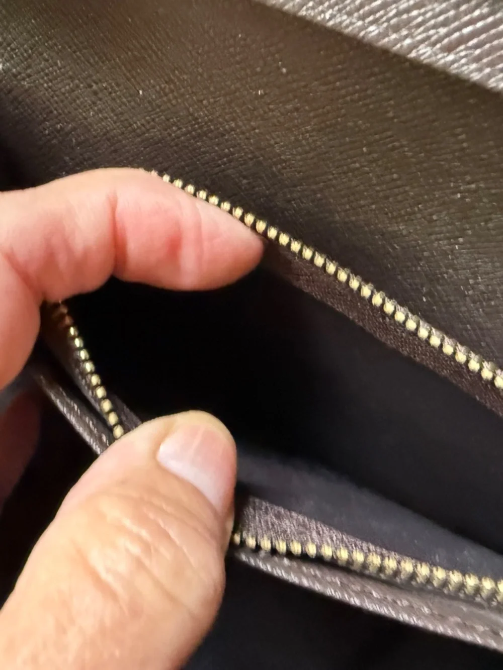 Louis Vuitton Damier Ebene Braza Continental Wallet